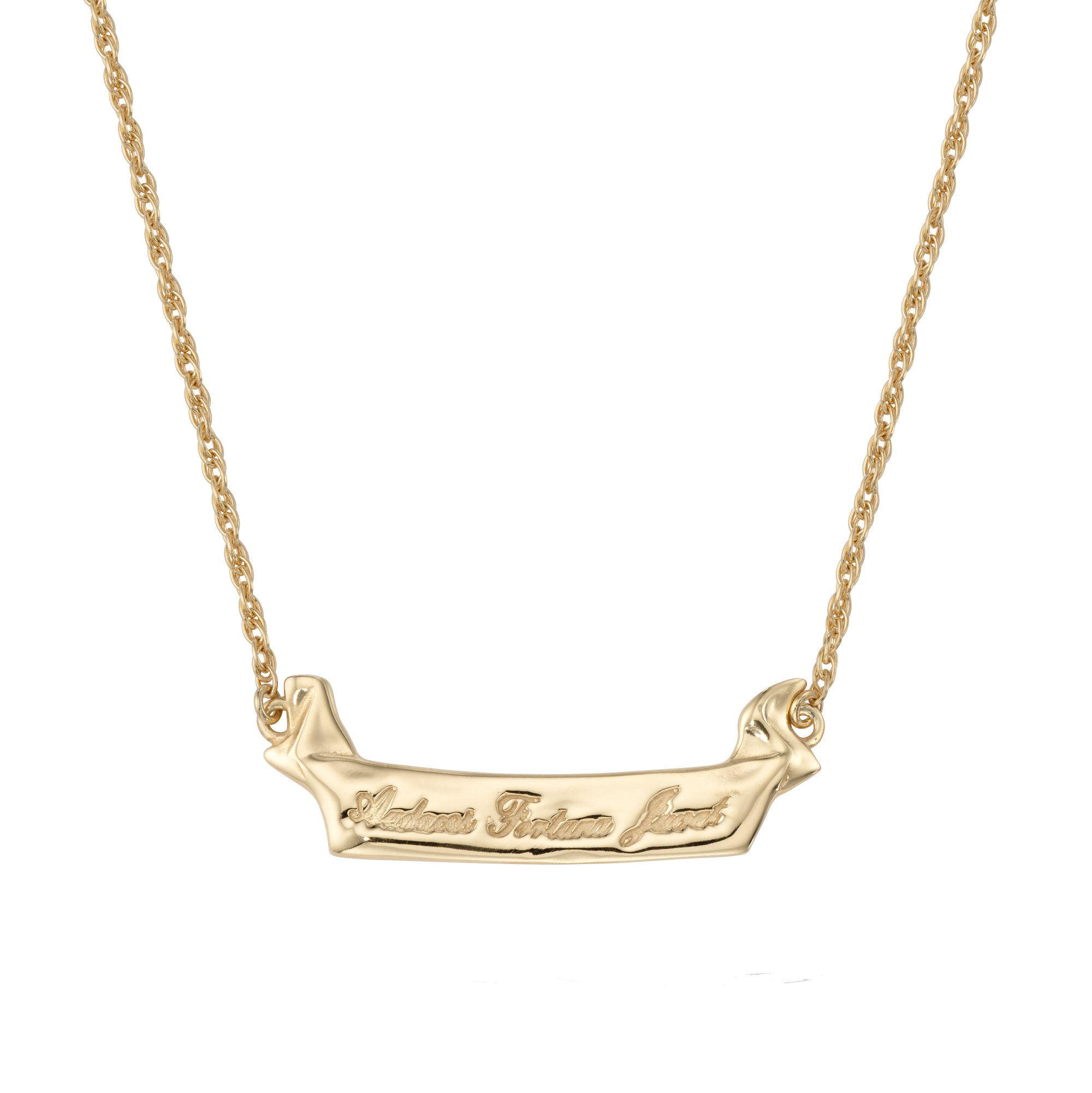 Fortune Scroll Necklace