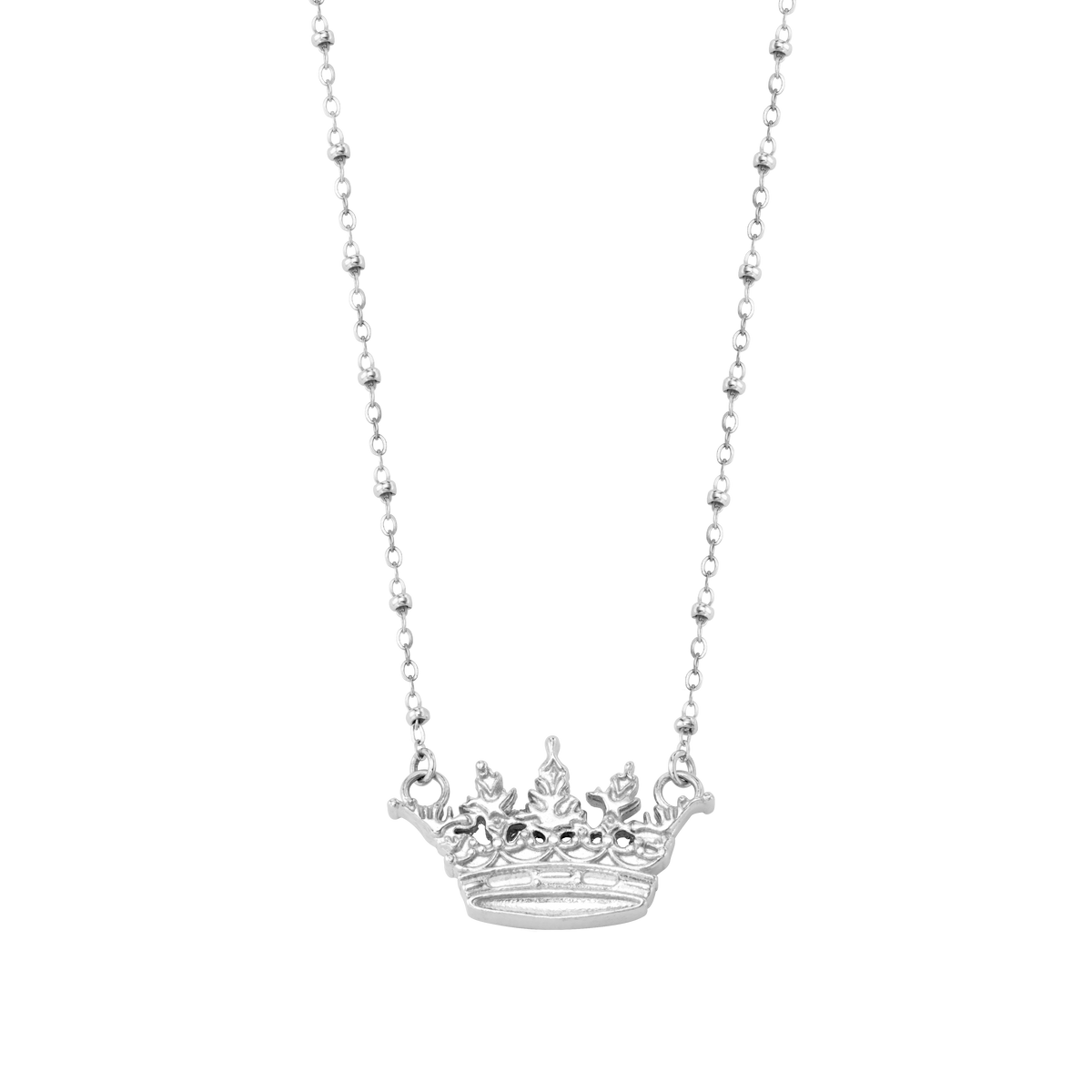 Acanthus Crown Satellite Chain Necklace