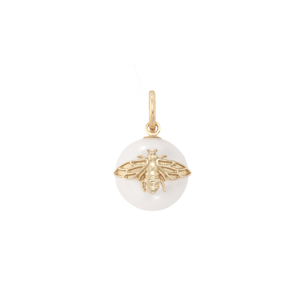 Bee Pearl Charm