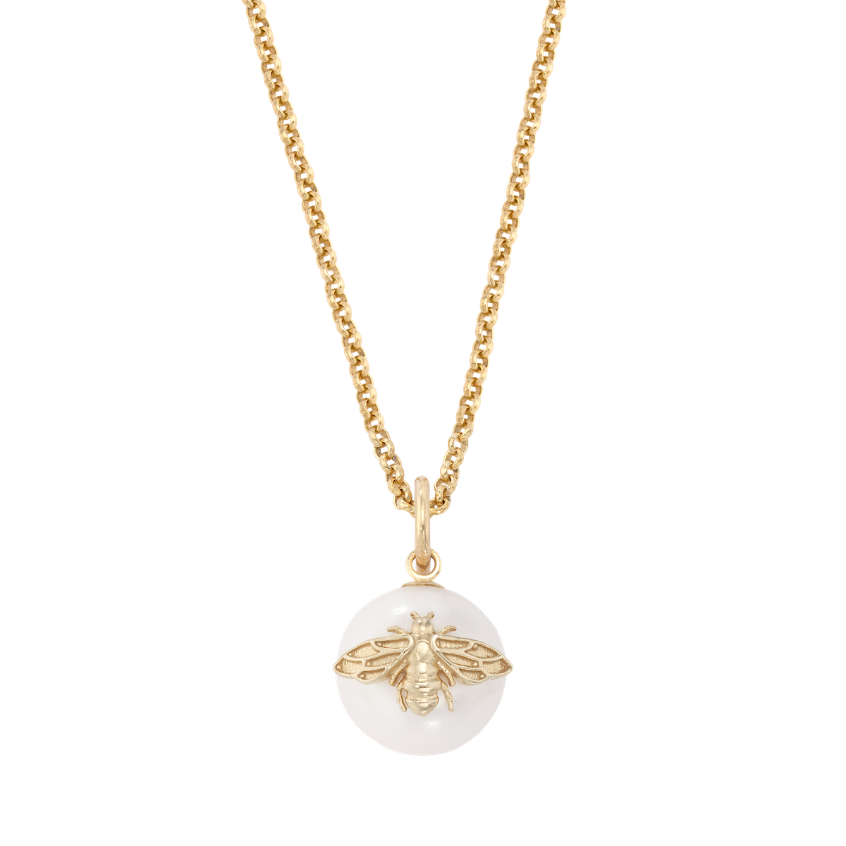 Bee Pearl Necklace