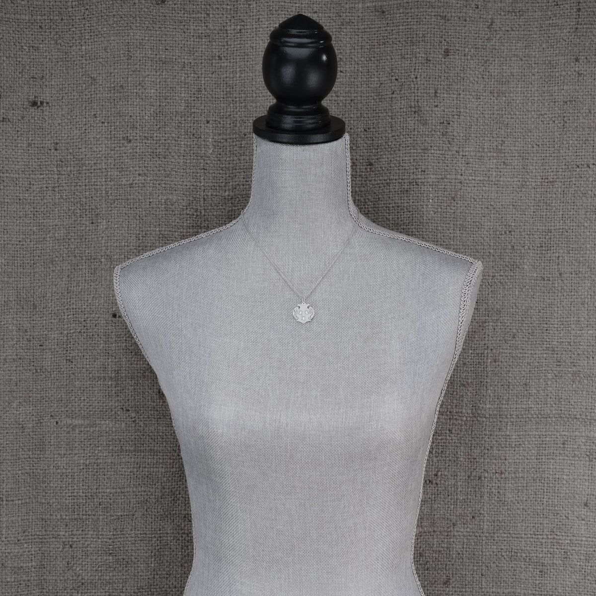 Bee Enamel Shield Necklace