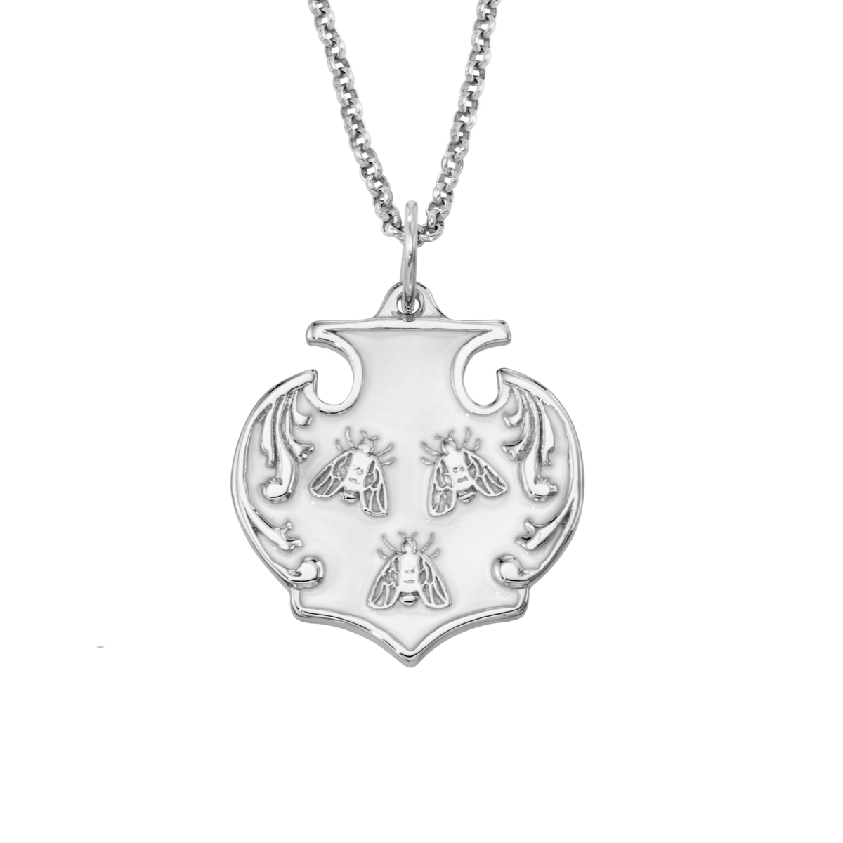 Barberini Bee Enamel Shield Charm