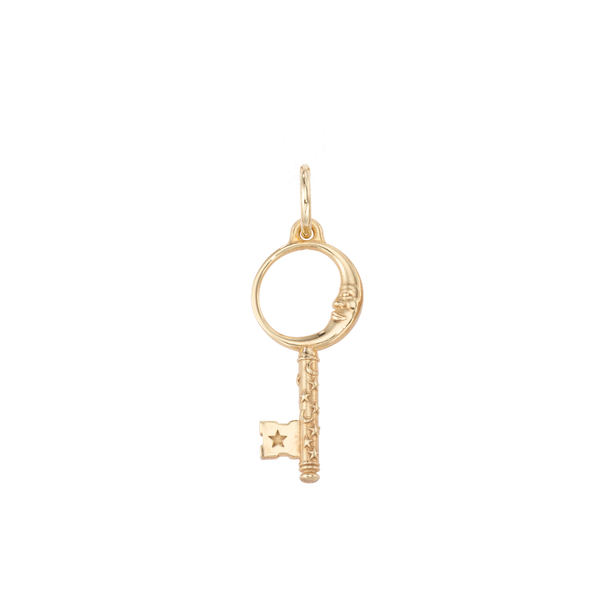 Crescent Mini Moon Key Charm