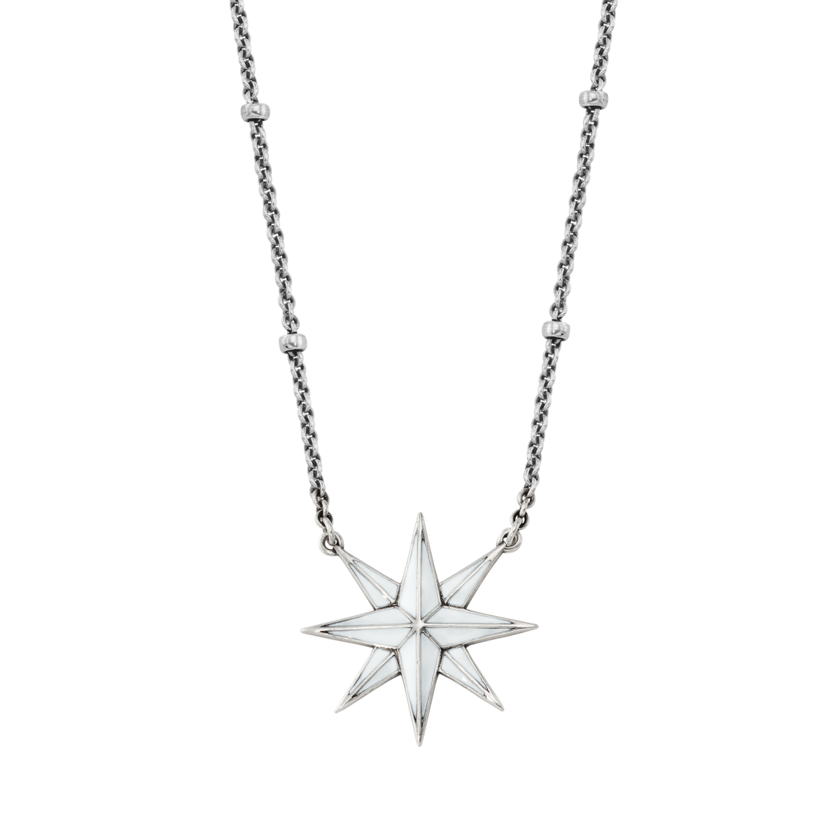 Star Enamel Necklace