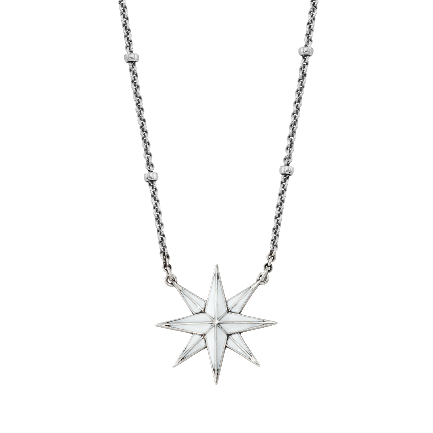 Star Enamel Necklace