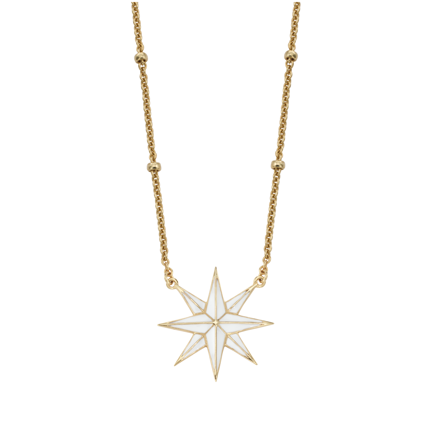 Star Enamel Necklace