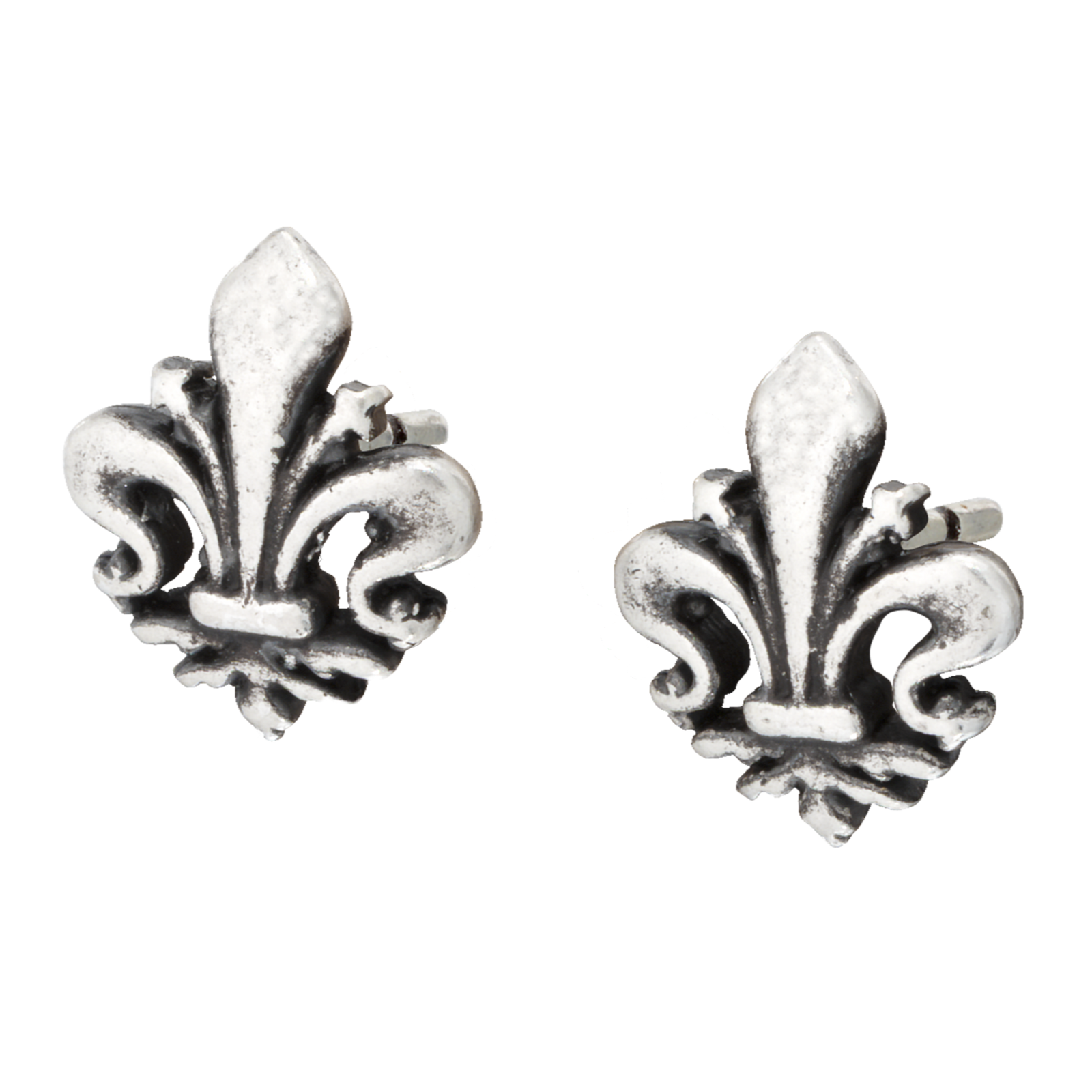Fleur de Lis Stud Earrings