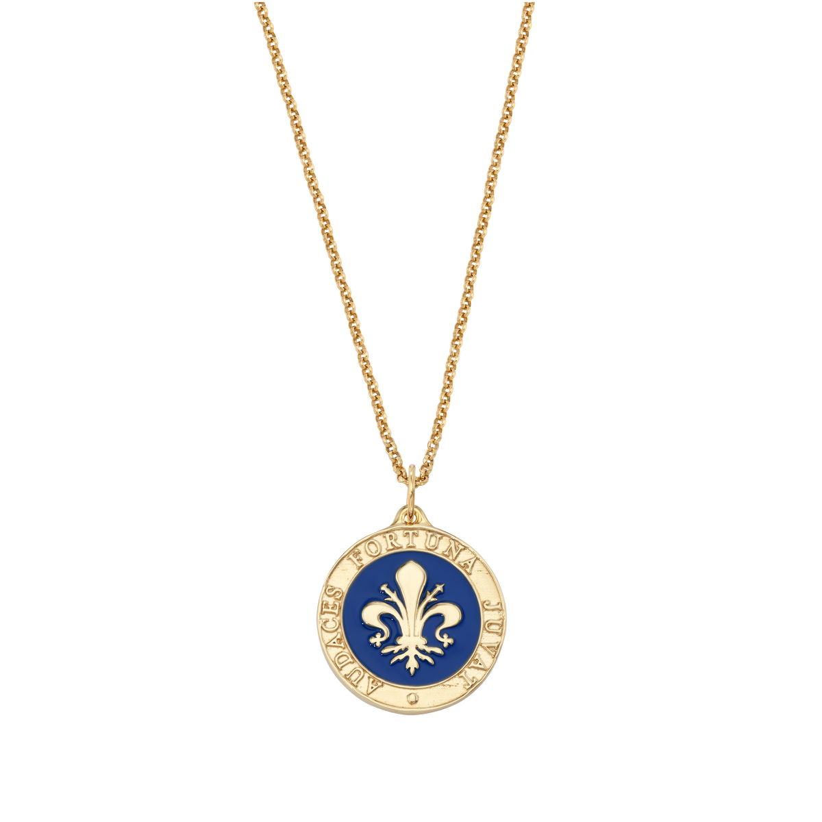 Florence Enamel Medallion Necklace