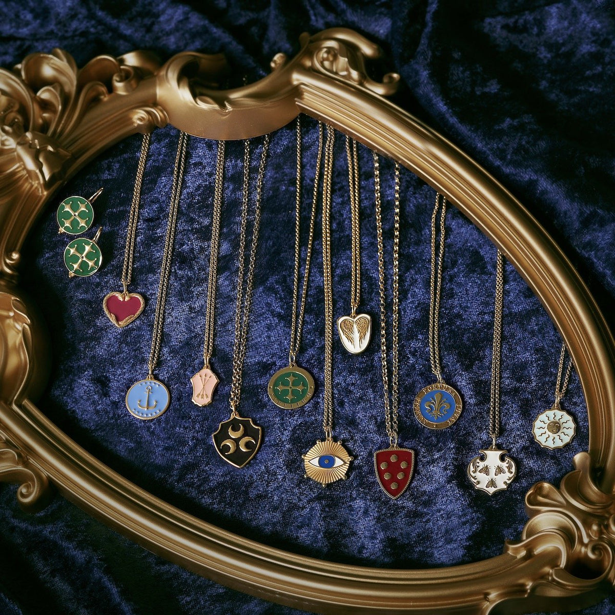 Santa Maria Novella Sun Enamel Shield Charm