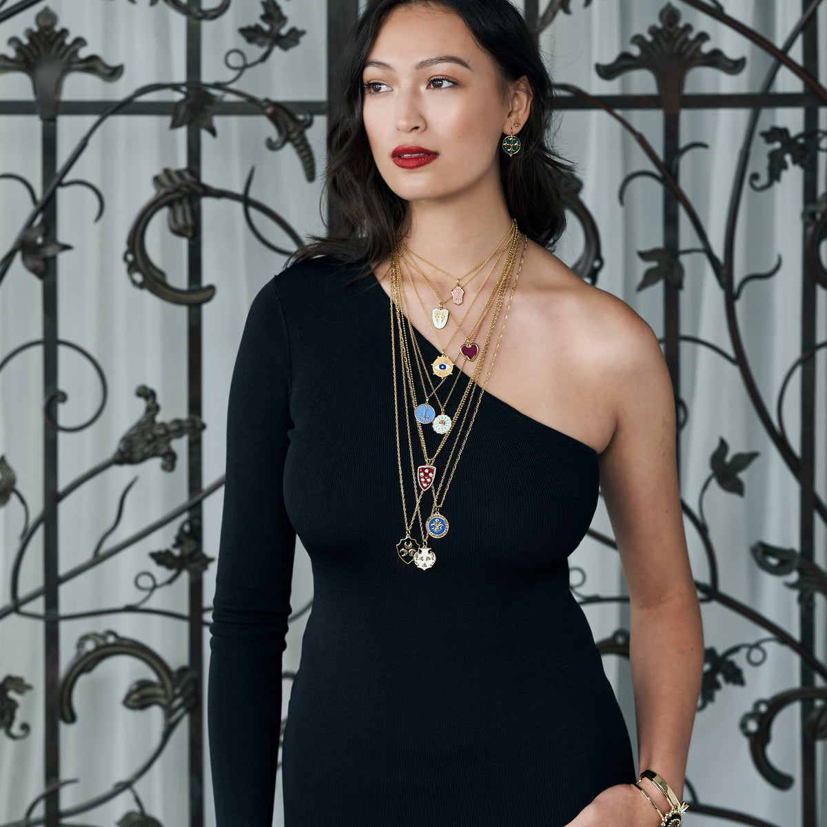 Florence Enamel Medallion Charm