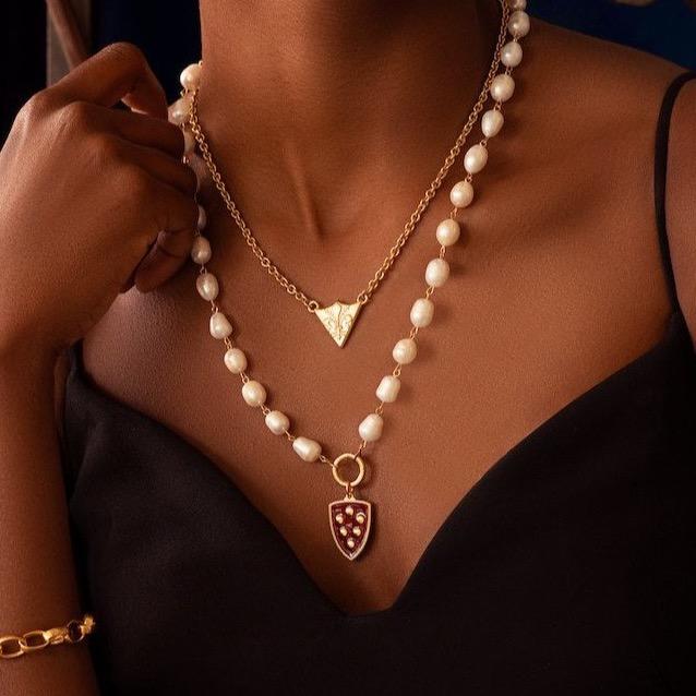 Medici Enamel Shield Charm