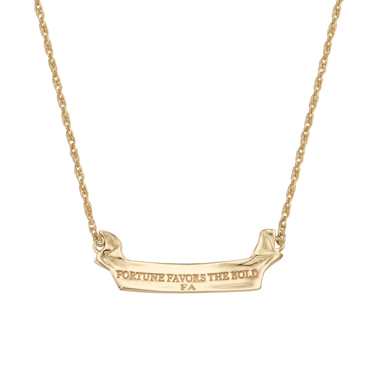 Fortune Scroll Necklace