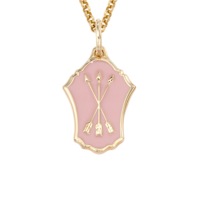 Friendship Enamel Shield Charm