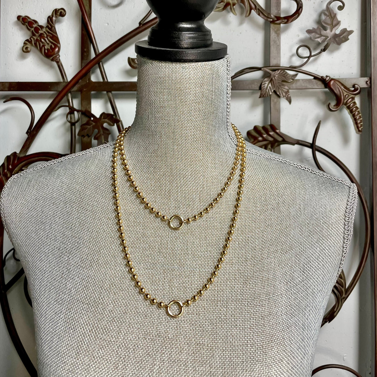 Medici Loop Charm Necklace - 24&quot;