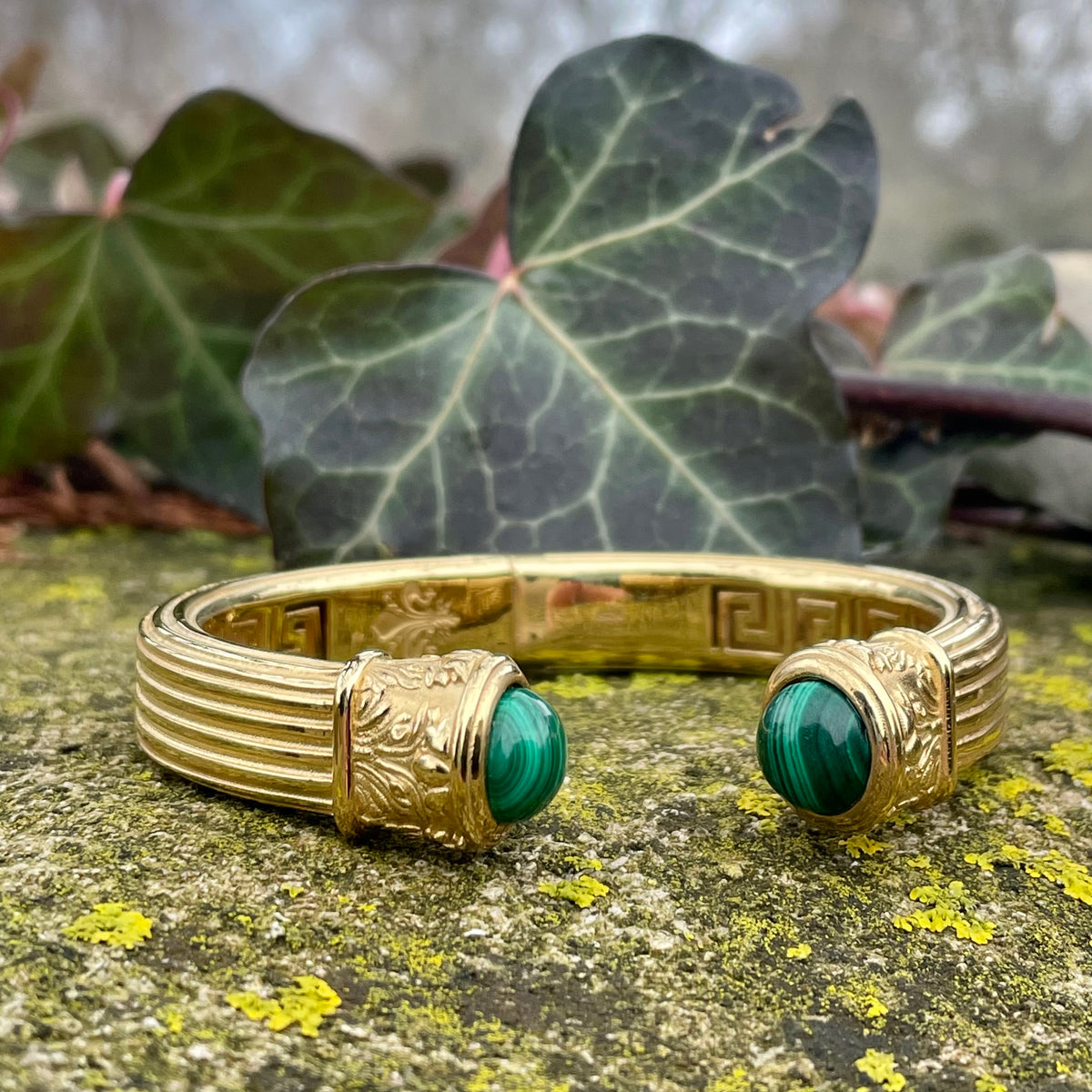 Acanthus Leaf Hinged Cuff