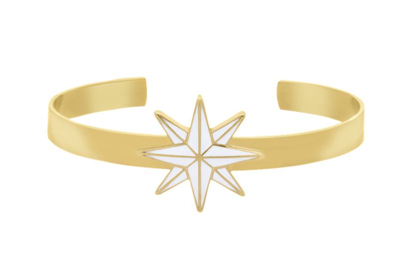 Star Enamel Cuff