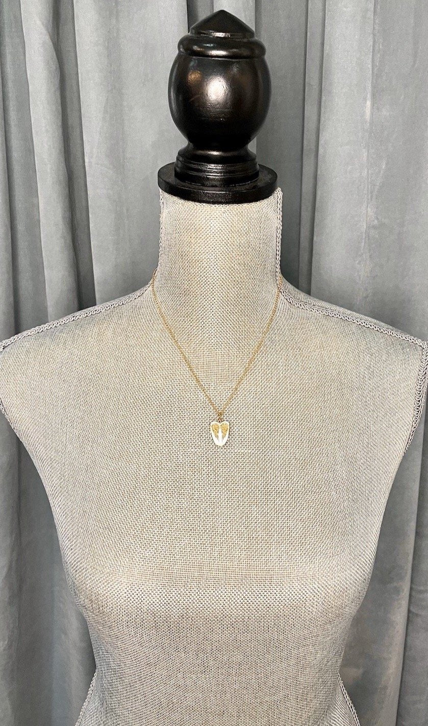 Angel Wing Enamel Shield Charm