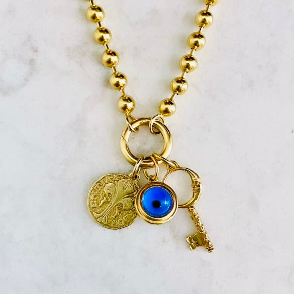Florin Coin Necklace - Small