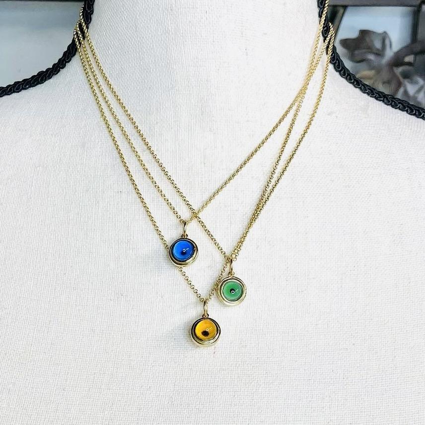 Evil Eye Cabochon Charm