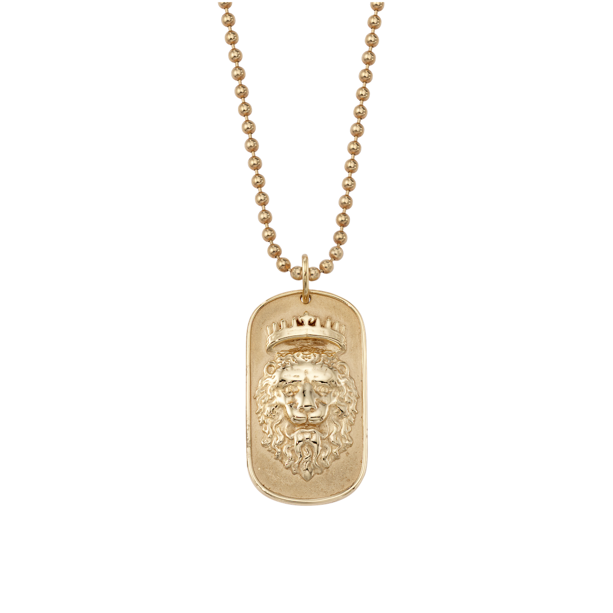 Lion Mini Dog Tag Necklace