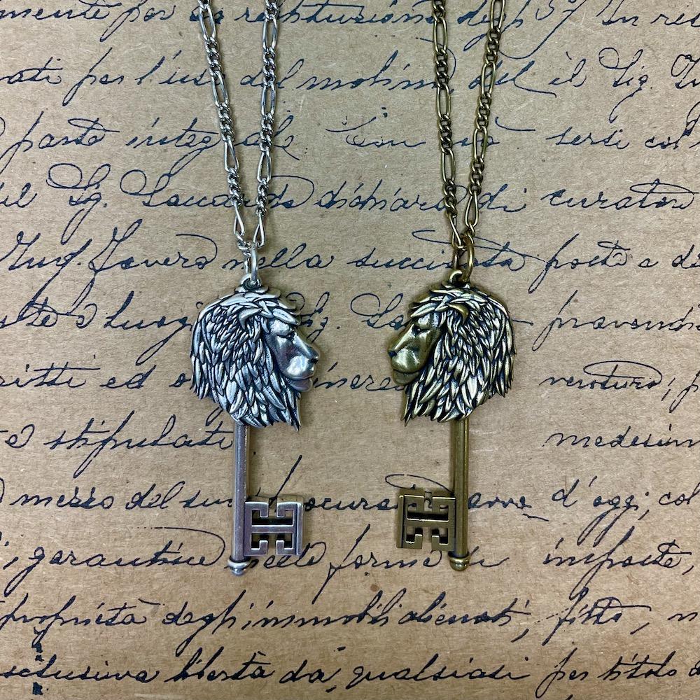 Lion Key Necklace