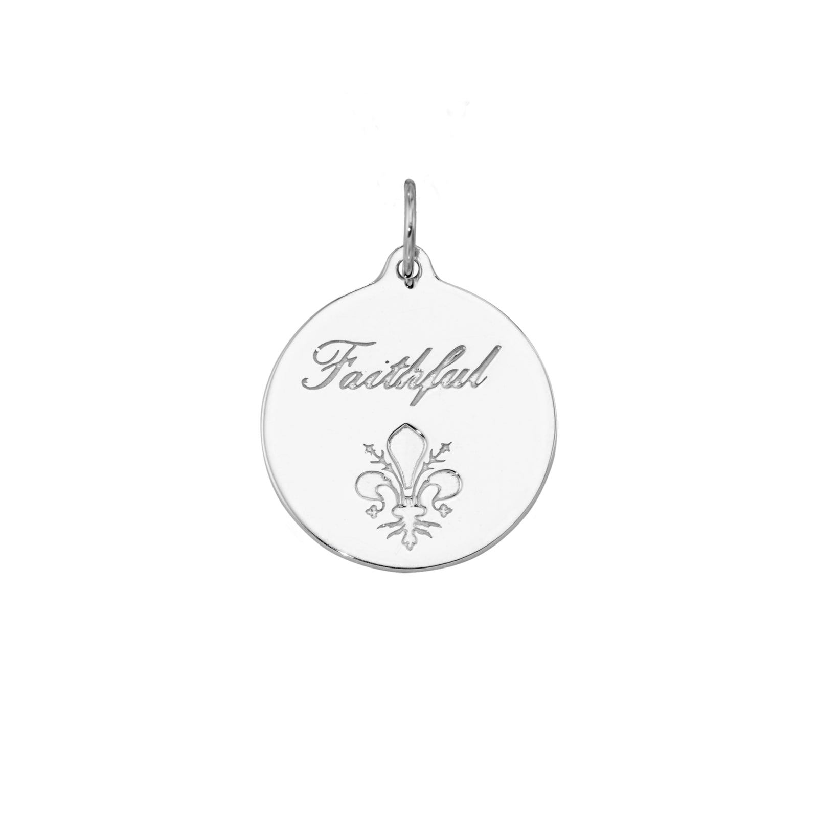 Maltese Cross Enamel Medallion Charm