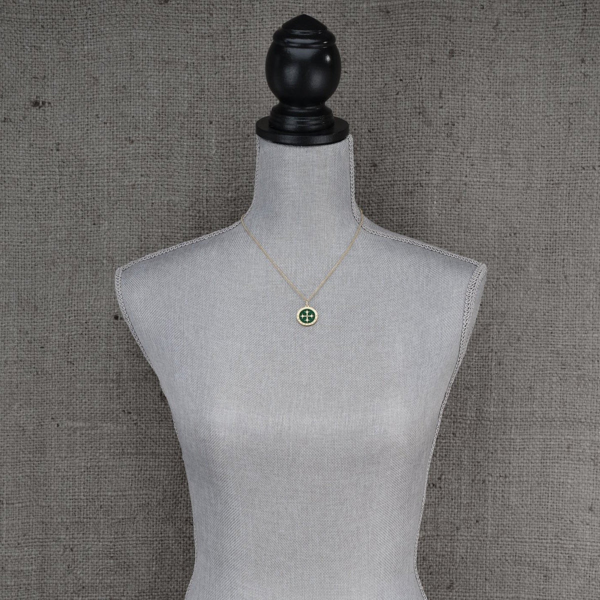 Maltese Cross Enamel Medallion Charm