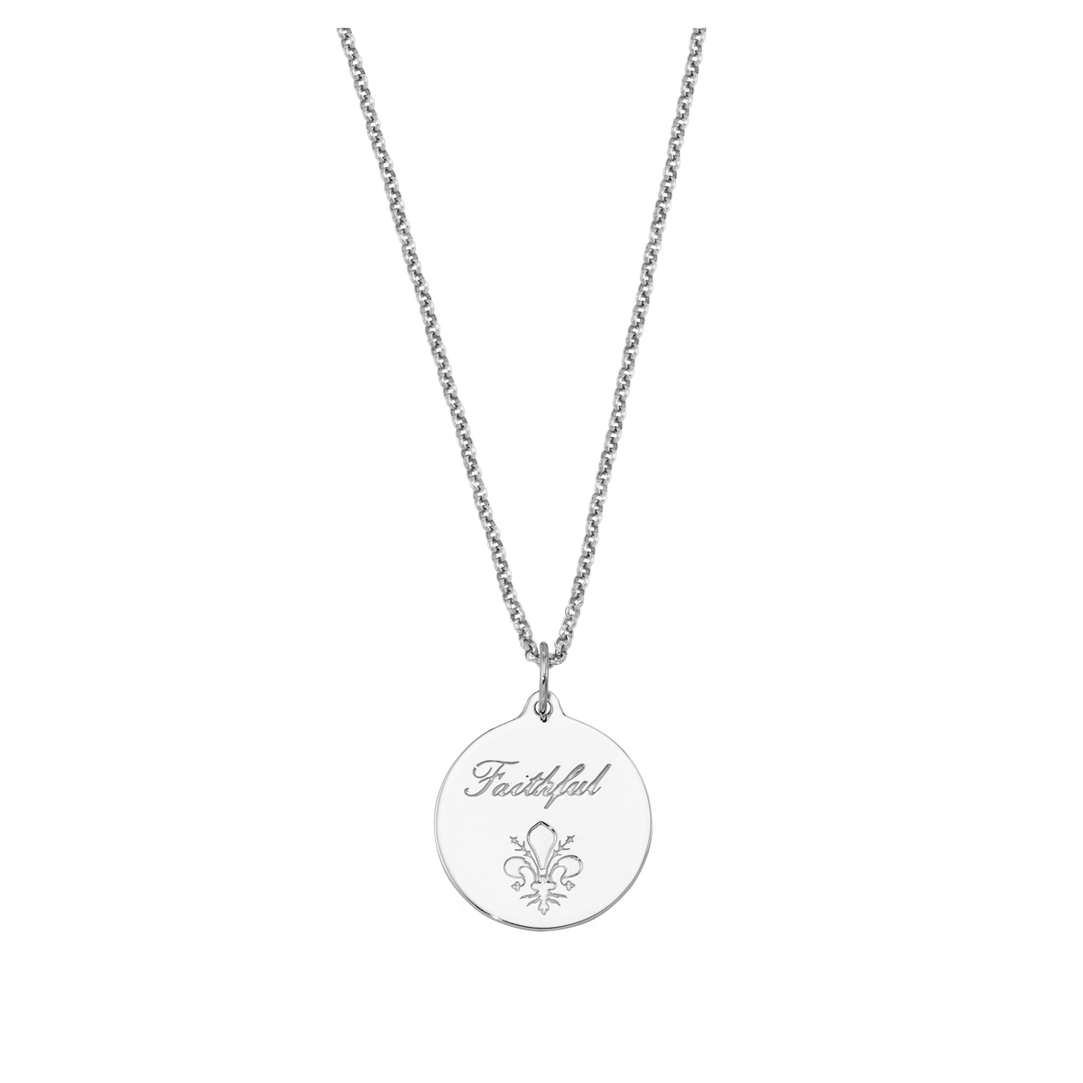 Maltese Cross Enamel Medallion Necklace
