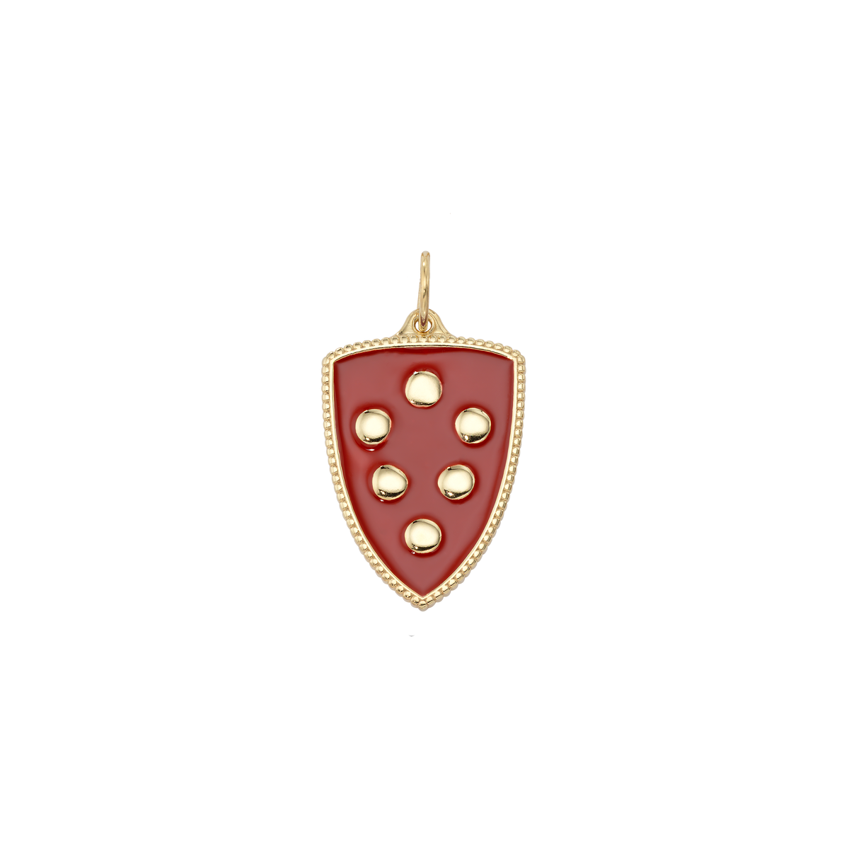 Medici Enamel Shield Charm