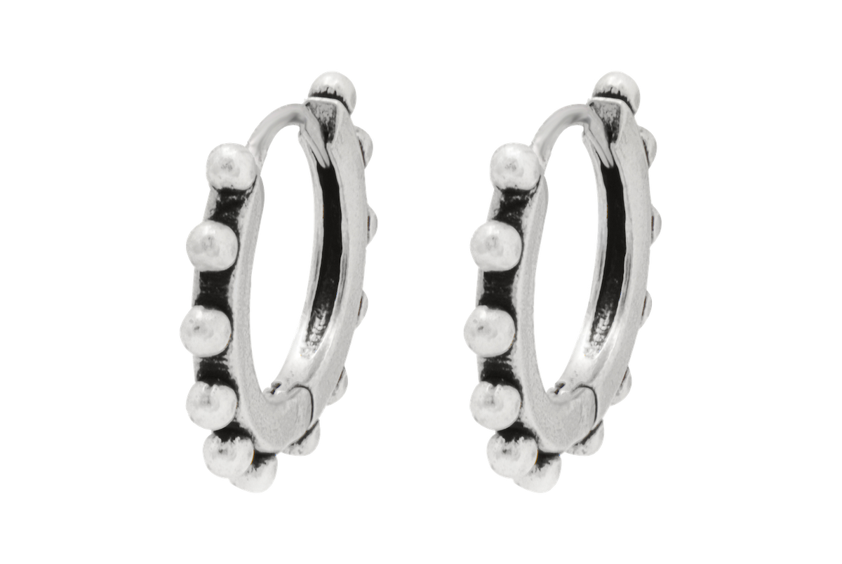 Medici Huggie Hoop Earrings