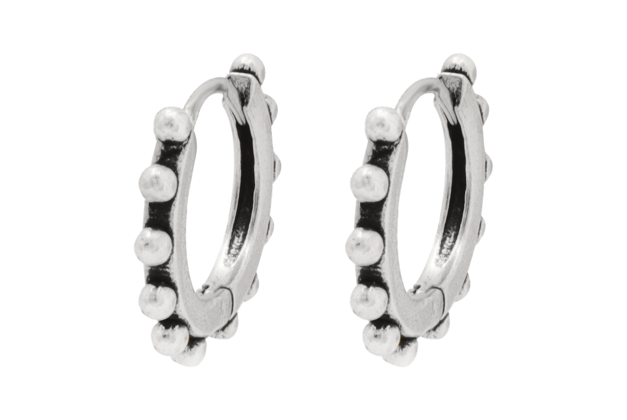 Medici Huggie Hoop Earrings