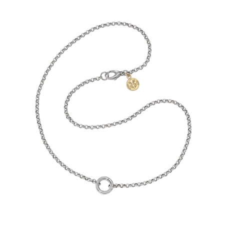 Inspired Essentials Rope Chain Loop Charm Necklace - 24