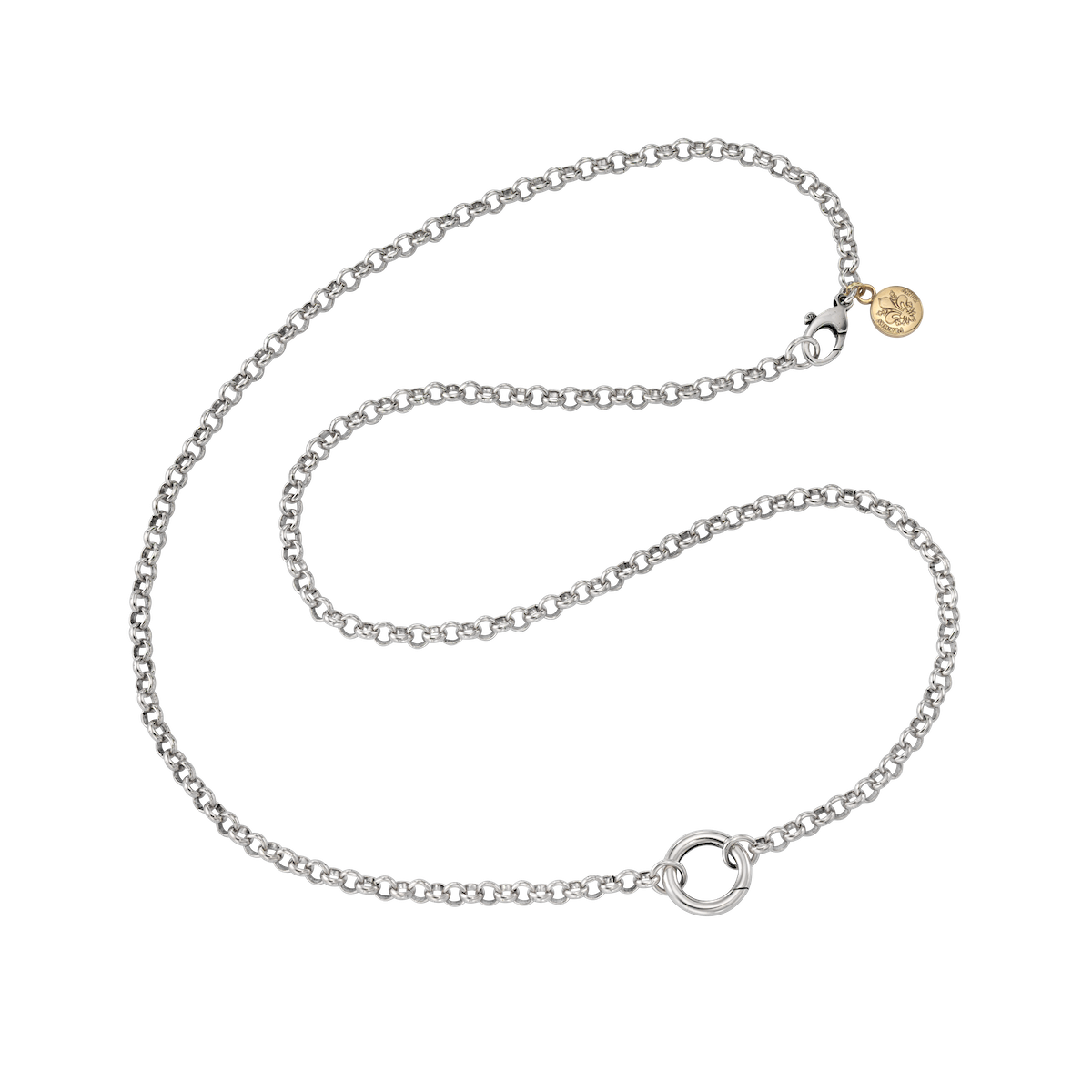 Rolo Loop Charm Necklace - 24"