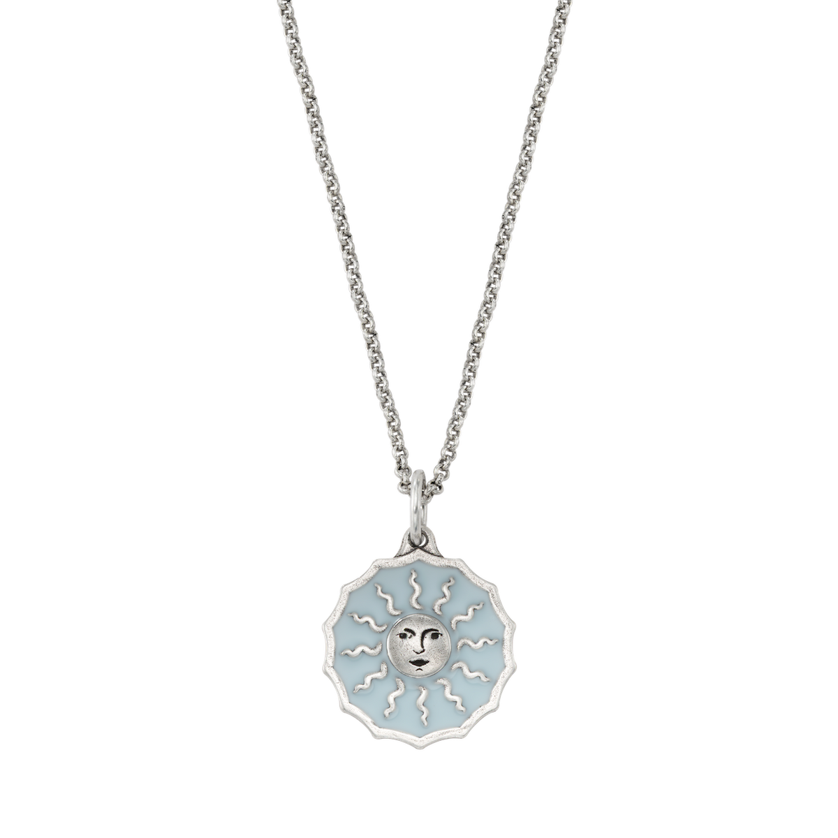 Santa Maria Novella Sun Enamel Shield Necklace
