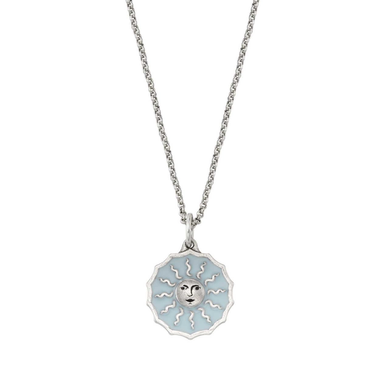 Santa Maria Novella Sun Enamel Shield Necklace