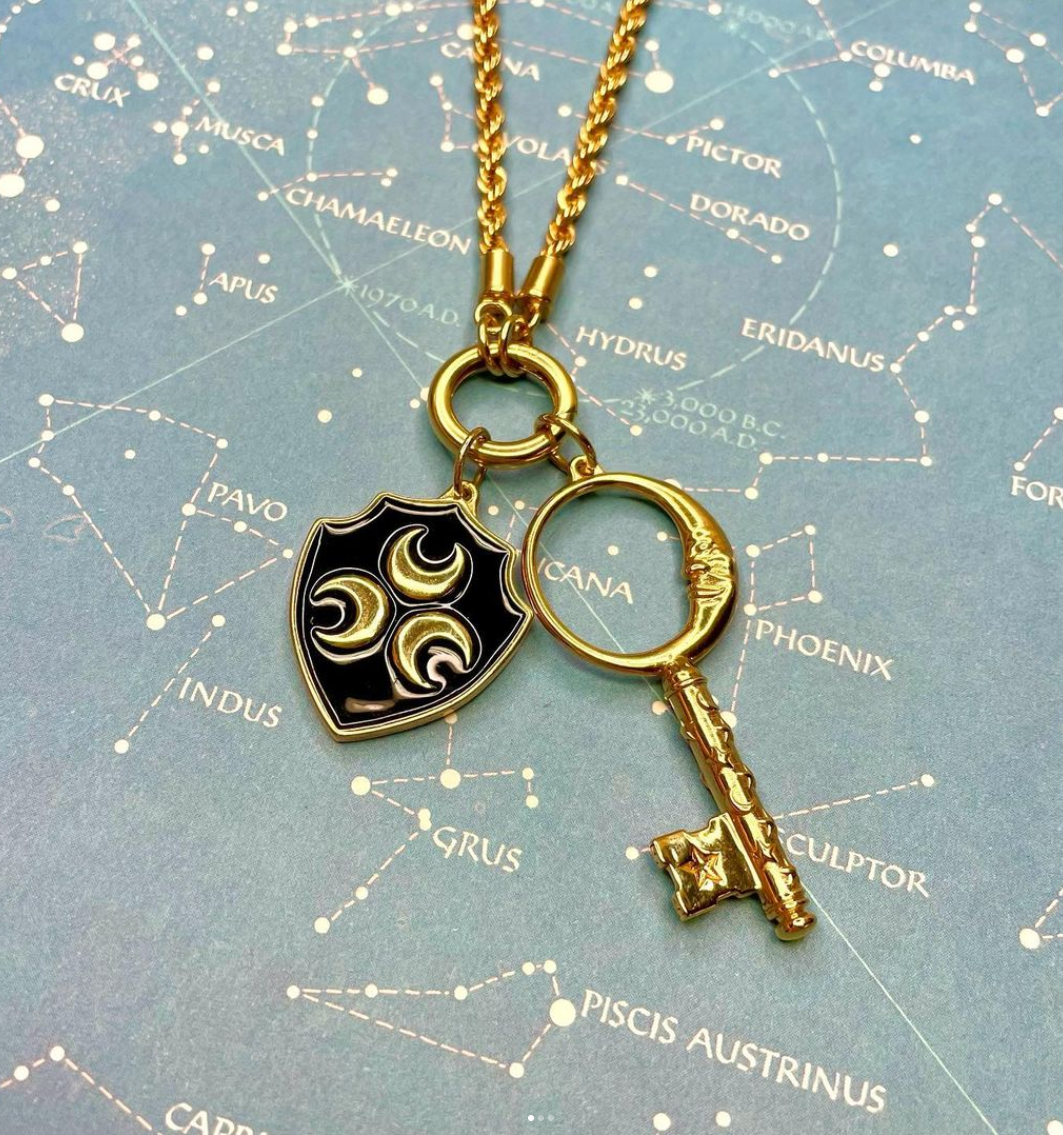 Strozzi Enamel Shield Charm