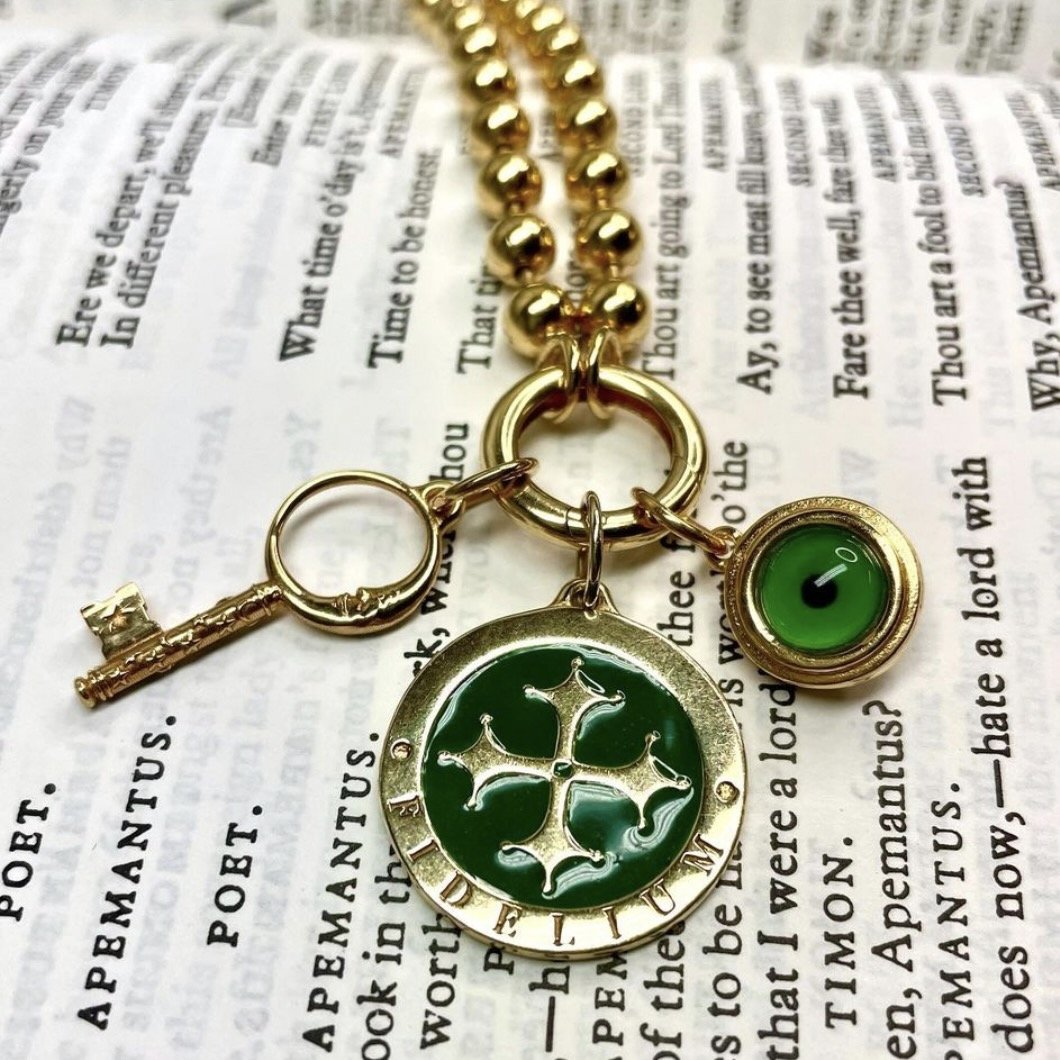 Evil Eye Cabochon Charm