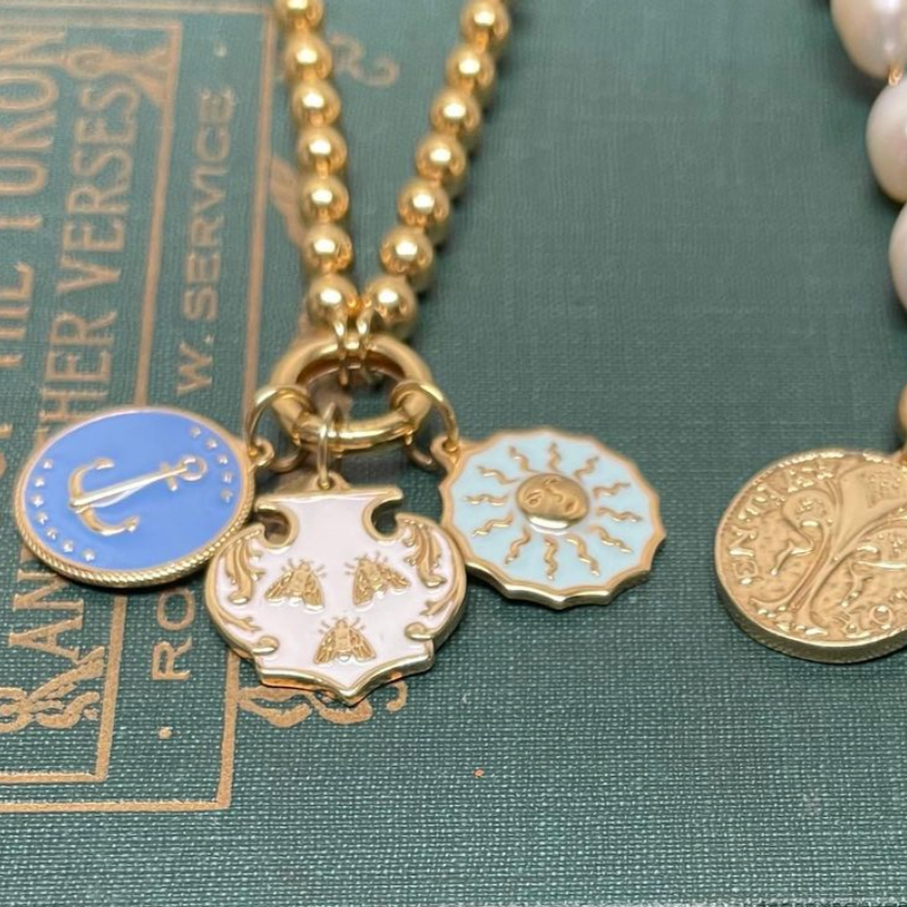 Santa Maria Novella Sun Enamel Shield Charm