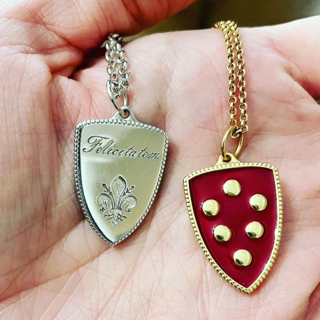 Medici Enamel Shield Charm