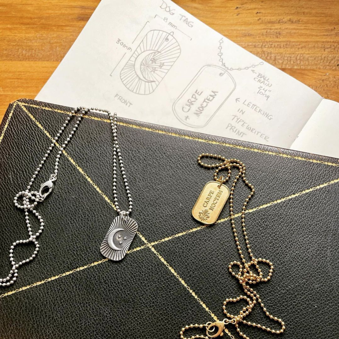 Mini mini 2025 dog tag