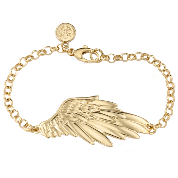 Sterling Silver Angel Wing Bracelet By Tales From The Earth |  notonthehighstreet.com