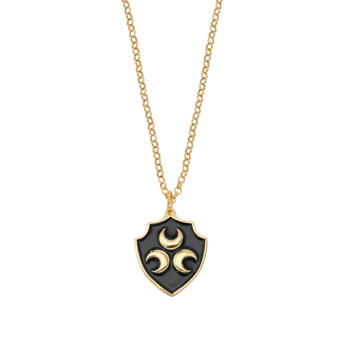 Strozzi Enamel Shield Necklace