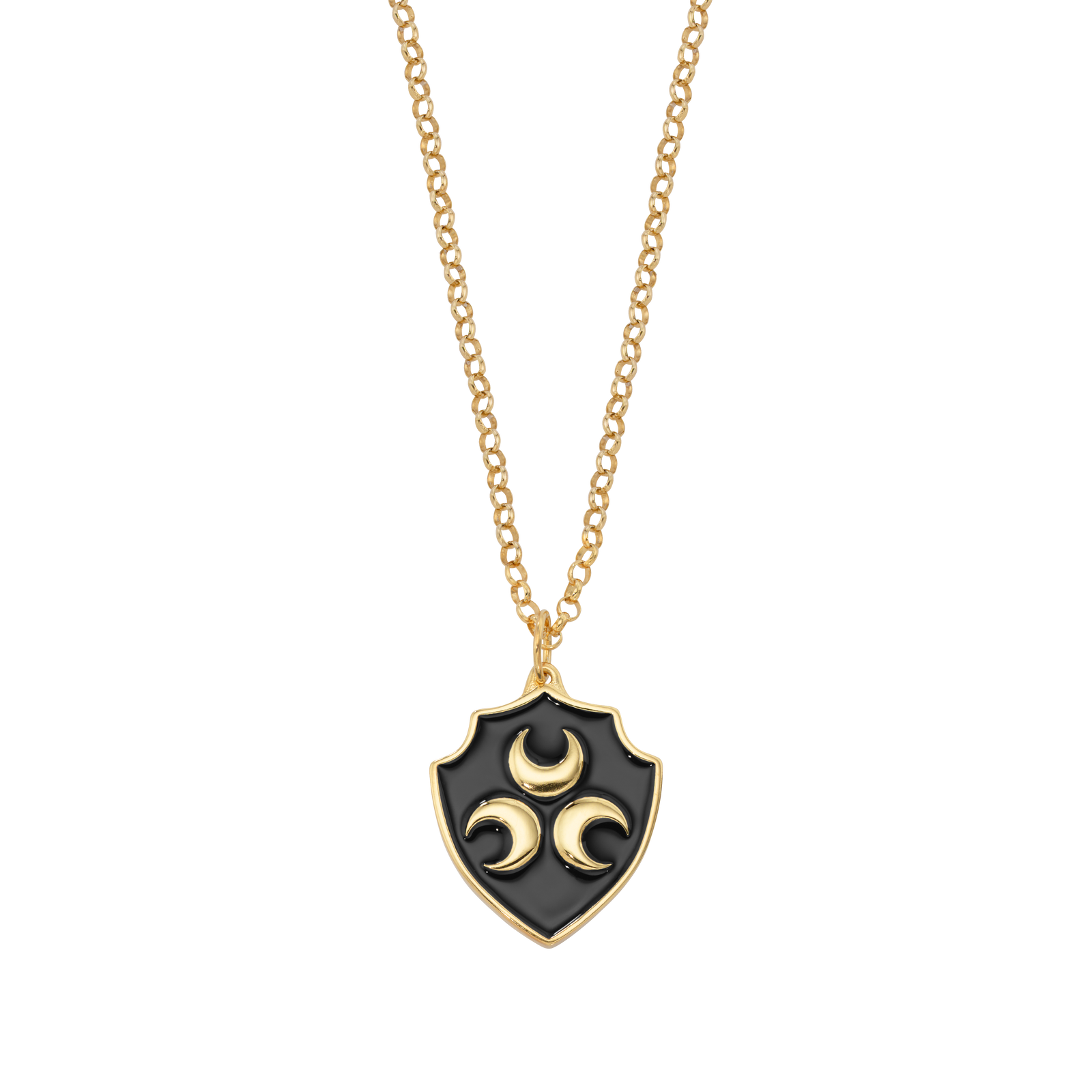 Strozzi Enamel Shield Necklace